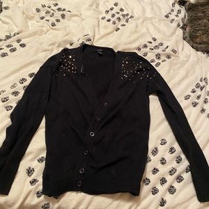 Studded cardigan. Never worn